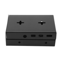 Aluminiumgehäuse für Raspberry Pi 4B, Schwarz, 9x6x3cm Schutzgehäuse