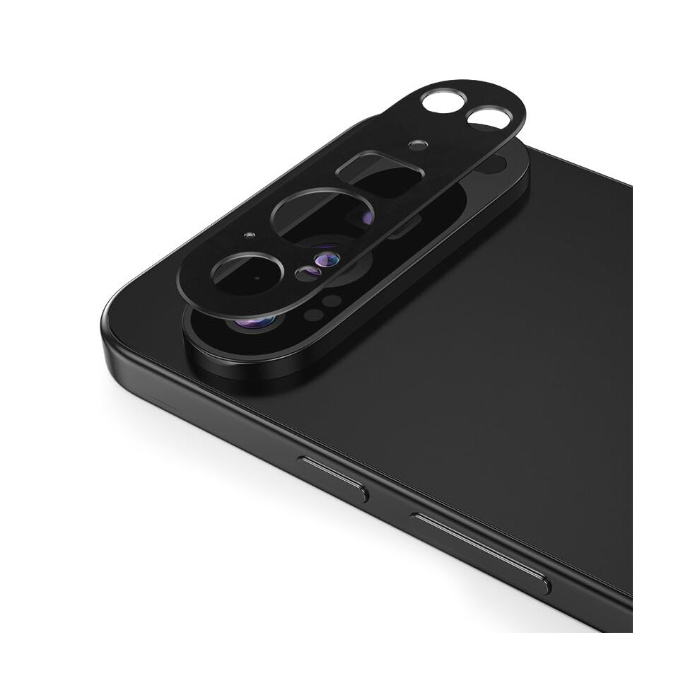 Camera Lens Protector For Google Pixel 9 Pro Xl, Scratchresistant Aluminum Frame, 2 Pack, Black 9174973738770