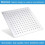 12 Inch Rainfall Shower Head with Extension Arm, Large Square Chrome for Full Body Coverage 2