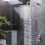 12 Inch Rainfall Shower Head with Extension Arm, Large Square Chrome for Full Body Coverage 5