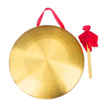 15cm Chinese Wind Gong Authentic Traditional Percussion Instrument with Clear Sound for Celebration