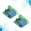 2Pezzi Modulo Sensore Controllo Livello Acqua 12V DC/AC 220V 10A 1
