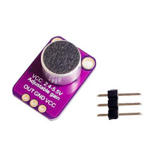 Electret Microphone Amplifier MAX4466 Module with Adjustable Gain for Arduino and Raspberry Pi