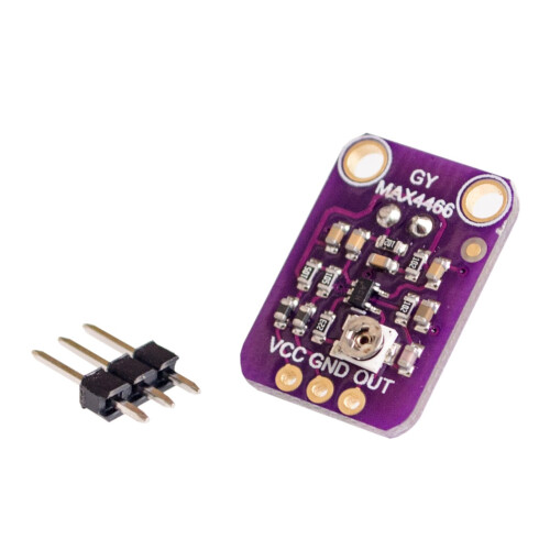 Electret Microphone Amplifier MAX4466 Module with Adjustable Gain for Arduino and Raspberry Pi 1