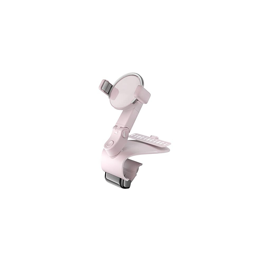 Car Phone Mount For Suzuki Swift Dzire Splash Baleno Liana, 360 Rotation Onehand Shockproof Pink 9174973739272