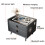 Smart Bedside Table with Wireless Fast Charging, Bluetooth Speaker, USB Port and LED Lighting 4