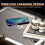Smart Bedside Table with Wireless Fast Charging, Bluetooth Speaker, USB Port and LED Lighting 5