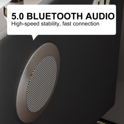 Smart Bedside Table with Wireless Fast Charging, Bluetooth Speaker, USB Port and LED Lighting 2
