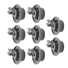 Dishwasher Lower Rack Wheels Replacement Kit for Bosch, Smooth Glide, Fits Multiple Models SHX Series