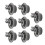 Dishwasher Lower Rack Wheels Replacement Kit for Bosch, Smooth Glide, Fits Multiple Models SHX Series 1