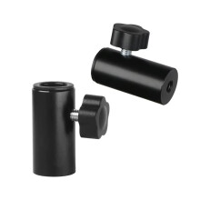 2 Pack Microphone Boom Arm Adapter 1/4 to 3/8 Thread Converter for Light Stand Tripod Mount