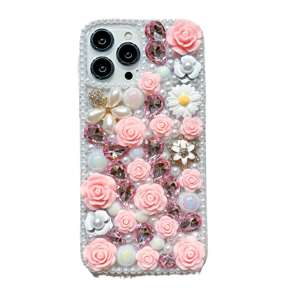 Case For Iphone 14 Silicone Shockproof Cover With Raised Camera Lens Guard And Wireless Charging Pink 9174973739616