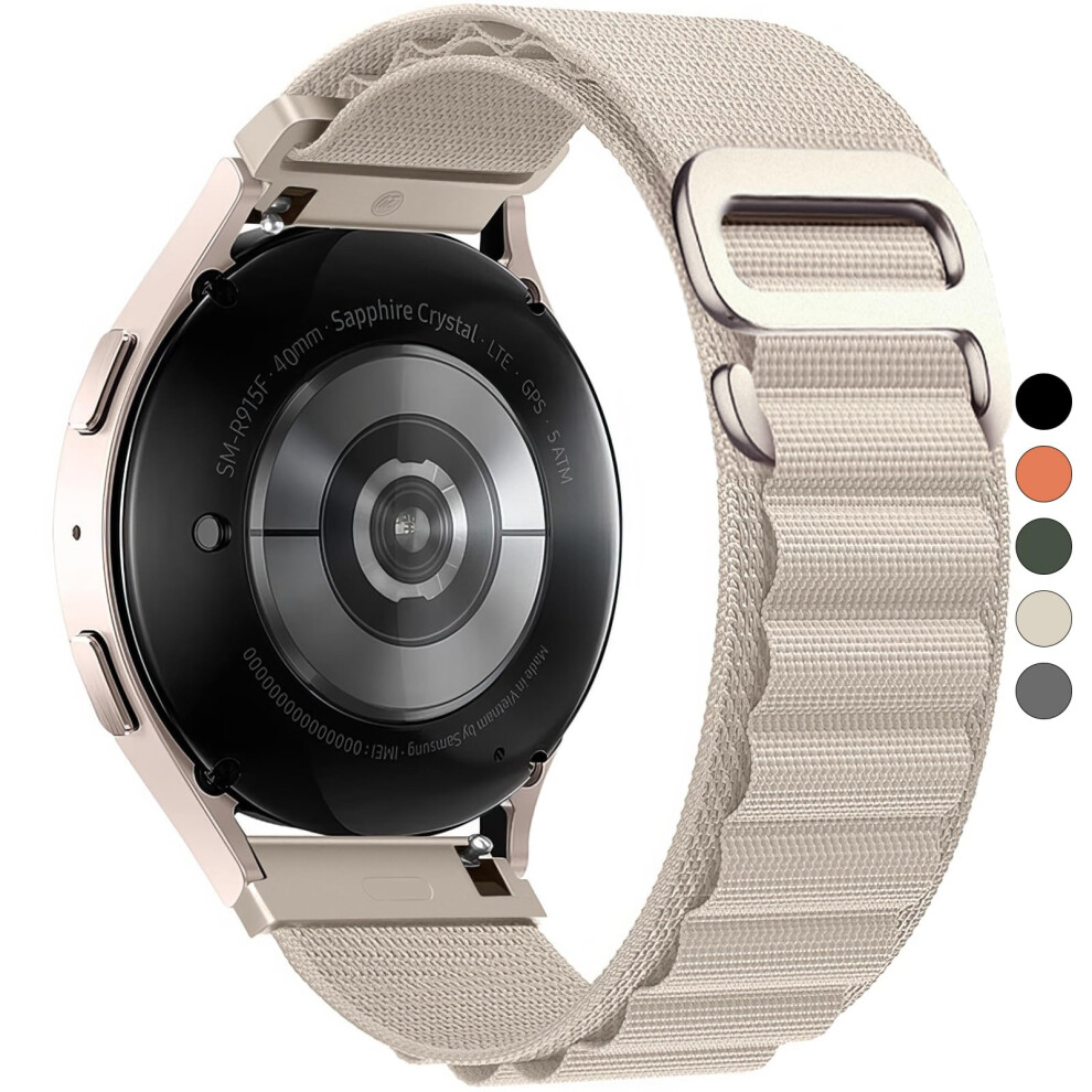 22Mm Nylon Watch Strap With Adjustable Velcro, Breathable Replacement Band For Garmin Samsung Huawei 9053599226543
