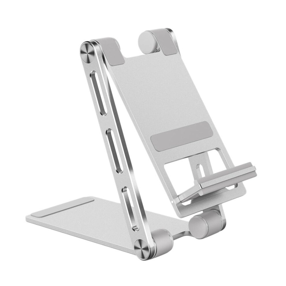 Adjustable Tablet And Phone Stand With Height And Angle, Foldable Desktop Holder For Video Calls 9174973739869