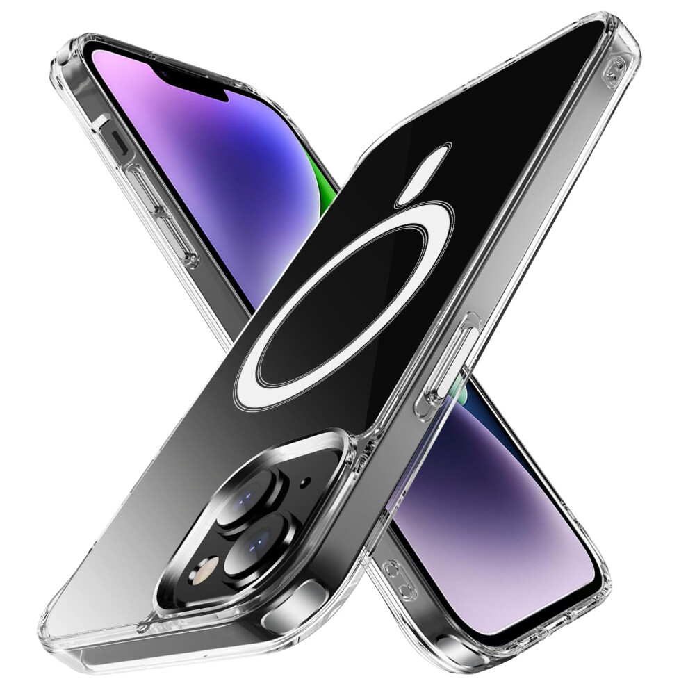 Clear Magsafe Case For Iphone 15 Shockproof Slim Transparent Protective Cover With Magnetic Lock 9771547516613