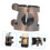 2pcs Brass Clarinet Ligature Clip Set for Secure Reed Placement and Quick Changes 5