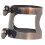 2pcs Brass Clarinet Ligature Clip Set for Secure Reed Placement and Quick Changes 4