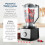 Tower Tower Multi Function Food Processor with 2L Bowl & 1.8L Jug Blender Black 750W 5