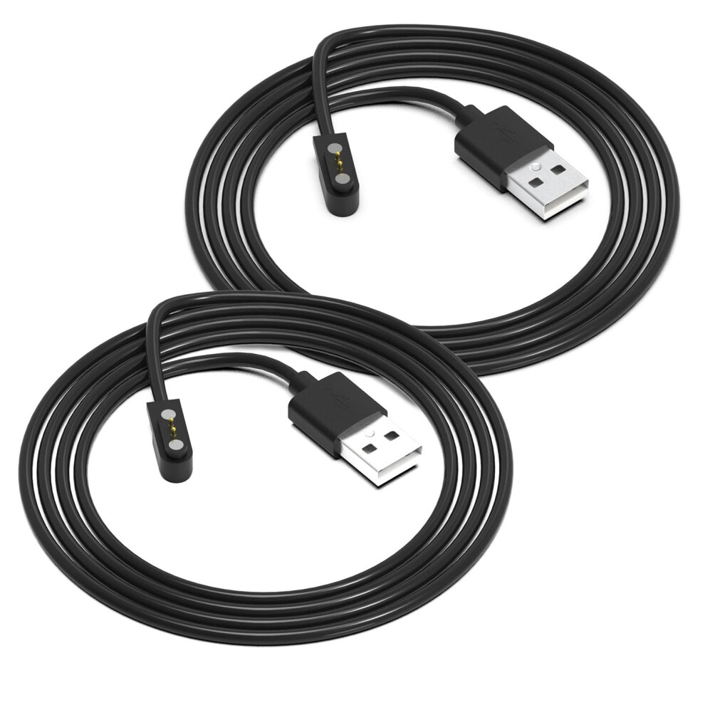 2 Pack Magnetic Usb Charging Cable For Spade And Co Health Smartwatch 4, 2Ft Fast Charger Cord 9053599227380