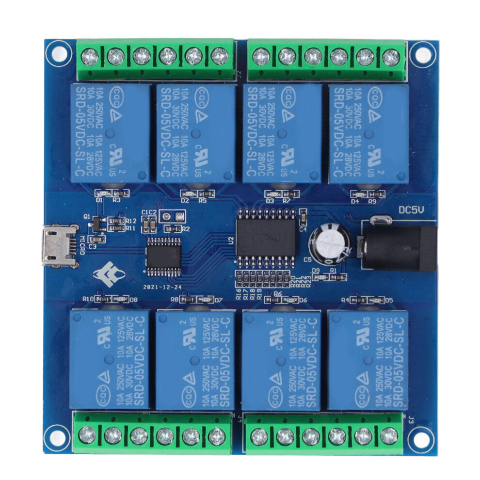 8-Channel 5V Usb Relay Module Pcb Copper For Mechatronics 7891383655122