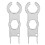 Solar Connector Tool Set with MC4 Connector Wrench for Quick Disconnect and Solar Panel Installation 1