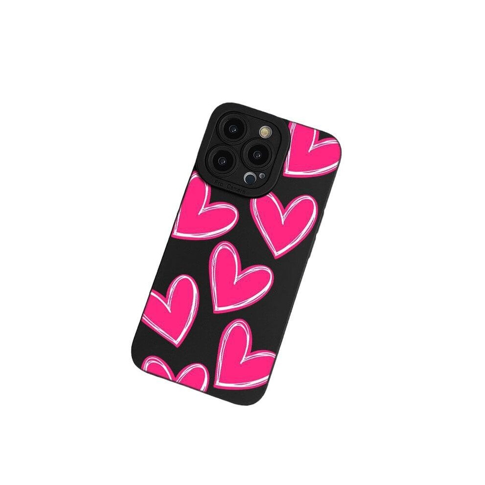 Case Silicone Shockproof Cover With Screen And Lens Protection For Iphone 15 Pro Red 9053599227397