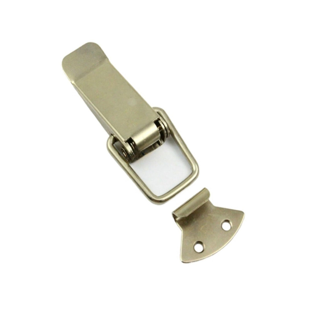 4Pcs 90Mm Spring Loaded Toggle Latch Hasp Nickel Coated Iron For Toolbox Chest Storage Box 9169991842851