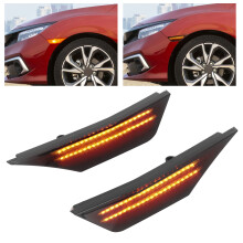 2 pcs Amber Side Marker Turn Lamp Kit for Civic 2016-2020