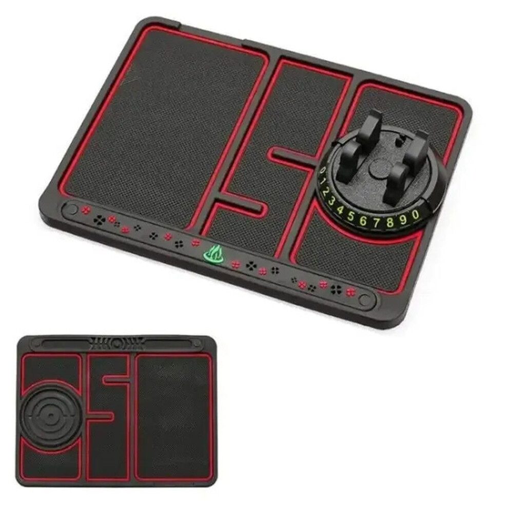 Car Phone Holder With Secure Antislip Grip, 360 Adjustable Silicone Dashboard Mount 9174973741183