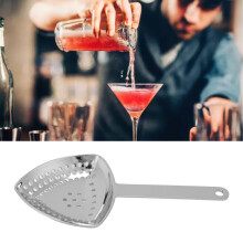 Triangförmiger Cocktail-Sieb aus Edelstahl – Rostfrei, feines Filter, 98g
