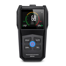 Pinless Wood Moisture Meter with Humidity Sensor, Noninvasive Tester for Walls and Masonry