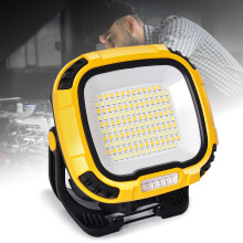 Rechargeable Magnetic LED Work Light 4000 Lumen IP65 Waterproof 30H Battery Life 2Pack for Camping