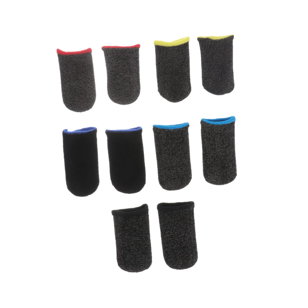 Mobile Gaming Finger Sleeves 15 Pairs Breathable Antislip Sweat Resistant Touchscreen Gloves Enhanced Accuracy 9174973742944
