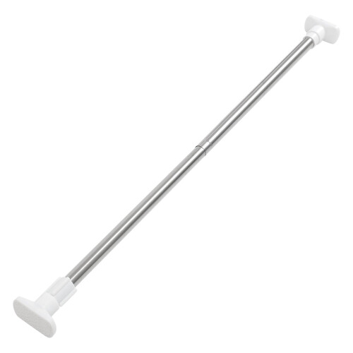 Adjustable Shower Curtain Rod and Telescopic Clothes Drying Rail, RustResistant MultiPurpose Use