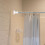 Adjustable Shower Curtain Rod and Telescopic Clothes Drying Rail, RustResistant MultiPurpose Use 5