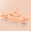 Set van 10 kinderkledinghangers, PP, 27x17cm 4