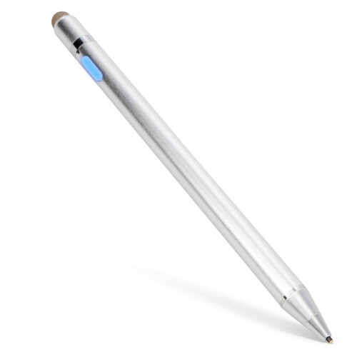Active Stylus Pen for BLU G72 Max – Ultra Fine Tip Precision, Metallic Silver Design 1