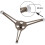 Microwave Turntable Support Replacement with TripleWheel Roller Ring for Even Heating Rotation 5