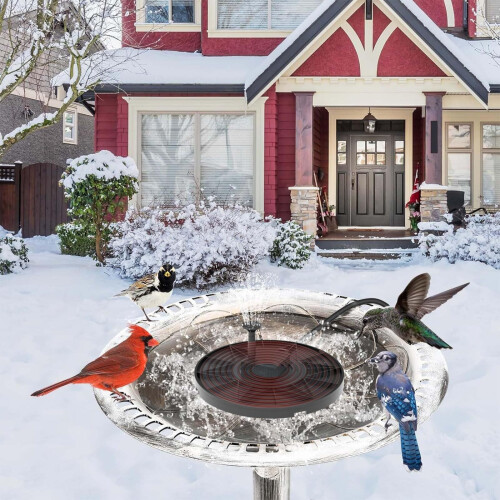 Bird Bath Heater and Pond Deicer with Automatic Thermostatic Control for Winter Ice Prevention 1