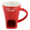 Ceramic Chocolate Melting Mug Pot with Fork, Red, 360g 15