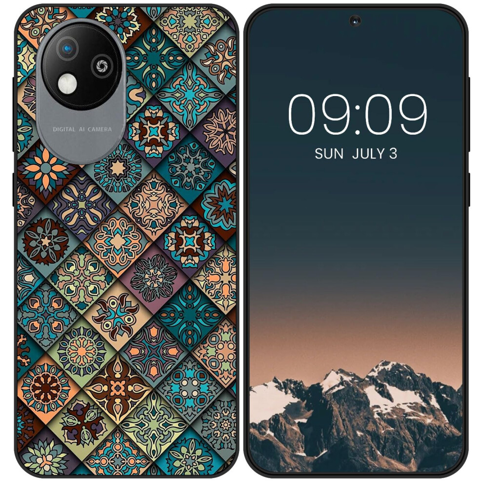 Slim Tpu Case Cover With Nonslip Lattice Grip And Drop Protection For Zte Blade A35 Lite 9174973743682