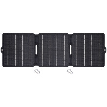 Quick Charge Technology Solar Panel Charger Lightweight Foldable Dual USB Ports IP68Waterproof Monocrystalline Solar Panels Portable Camping