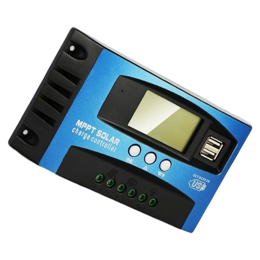 100A Mppt Solar Charge Controller With Lcd Display Dual Usb Battery Regulator 12V 24V Offgrid 9169991786476