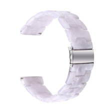 Colorful Adjustable Resin Band for Amazfit Bip 5 and Bip 6 Women Watch Strap Off White