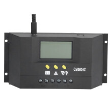 CM3024Z 30A PWM Solar Charge Controller with LCD Display, Aluminum Alloy Housing for Home Solar System