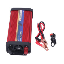 Car Power Inverter With LCD Display1000W Peak Power Dual USB Ports Cooling Fan Overload And Short Circuit Protection Universal Compatibility