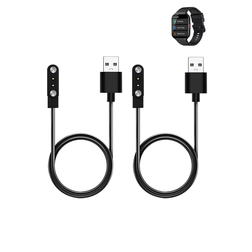2 Pack Smart Watch Charger Magnetic Usb Charging Cable For Hoifa With Fast Charge And Protection 9053599230779