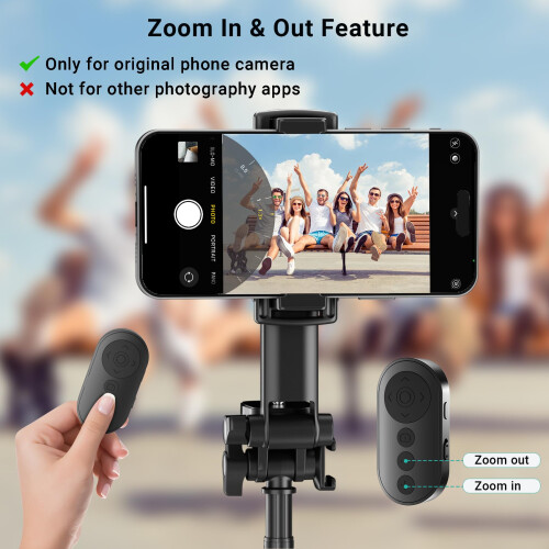Wireless Camera Remote with Zoom and Quick Switch for iPhone and Android Photo and Video 2