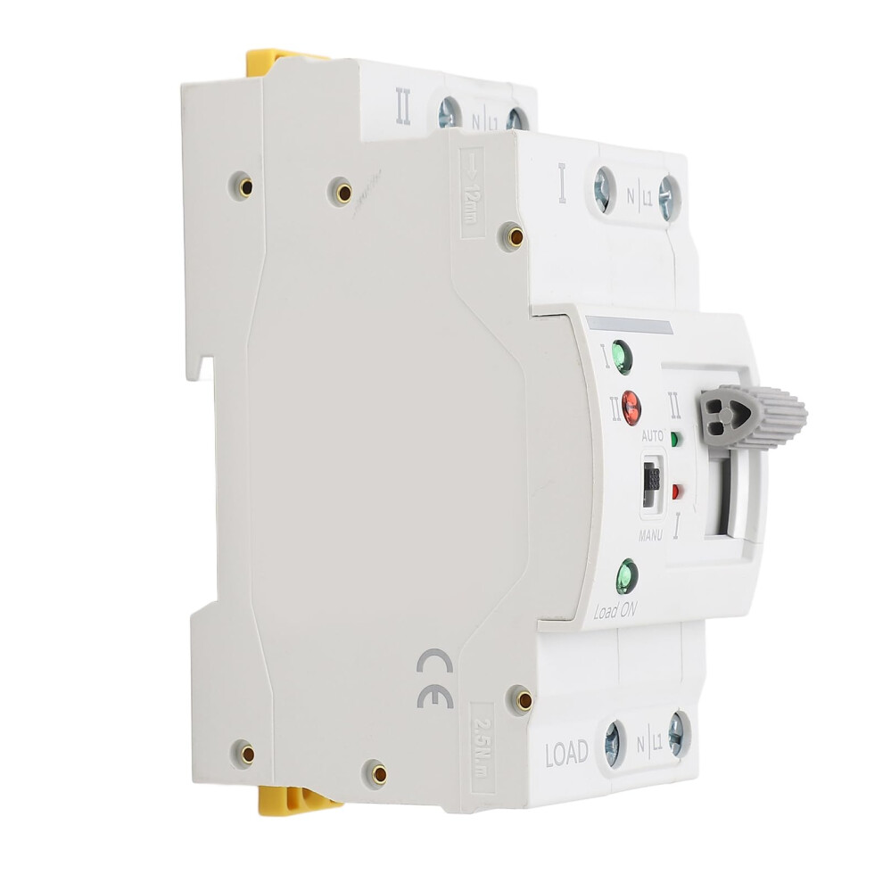 63A Automatic Transfer Switch For Generator Dual Power 110V Fast Changeover Continuous Supply 9169991788081