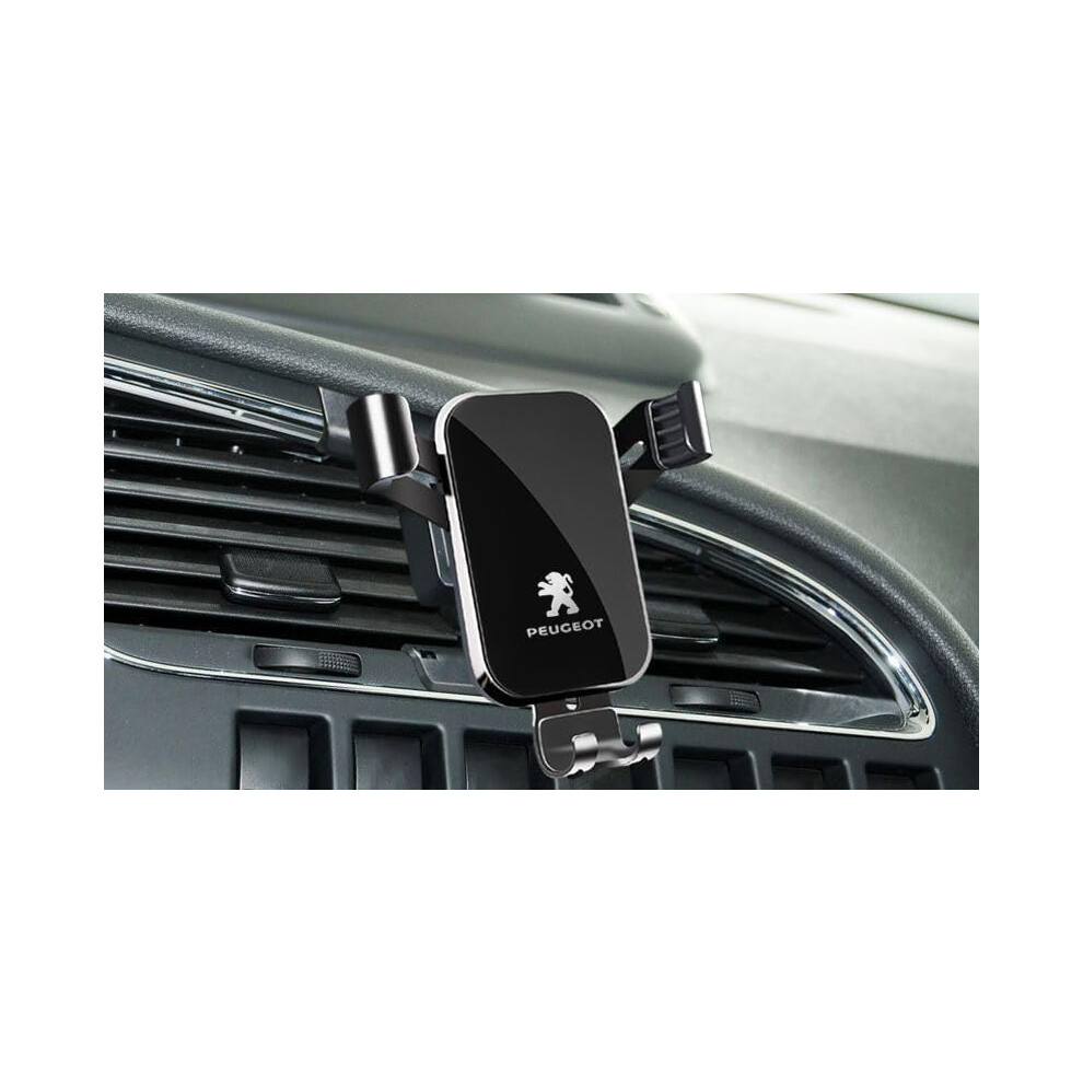 Car Phone Holder For Peugeot 3008 20132023, Air Vent Mount With 360 Rotation And Antislip Clamp 9174973744566